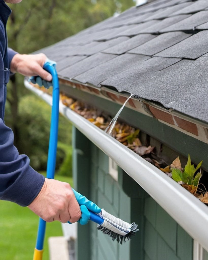 Nettoyage de gouttières